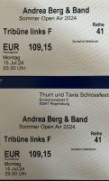 Andrea Berg Tickets 15.07.2024 Regensburg Thurn und Taxis Konzert Bayern - Cadolzburg Vorschau