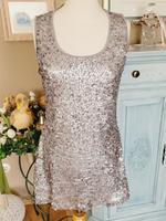 Betty Barclay- T-Shirt/Kleid mit Pailetten- silber- Gr.40 - NEU Niedersachsen - Osnabrück Vorschau