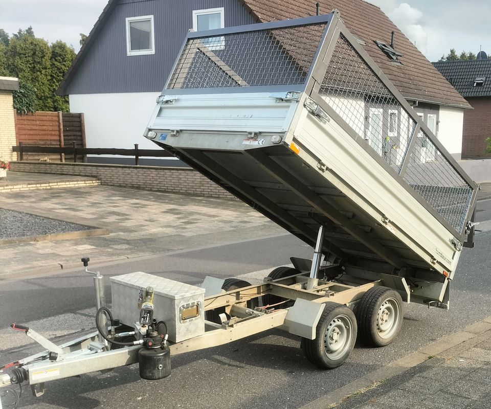 Anhänger 2,7t Tandem Rückwärtskipper zu vermieten in Bedburg