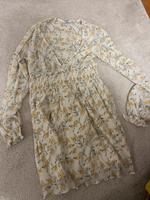 NAKD Kleid beige S Blumenprint Hemelingen - Hastedt Vorschau