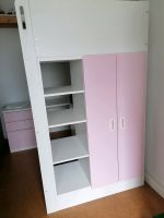 Hochbett Bett 90x200 ikea Smastad weiß rosa Sachsen - Radeberg Vorschau