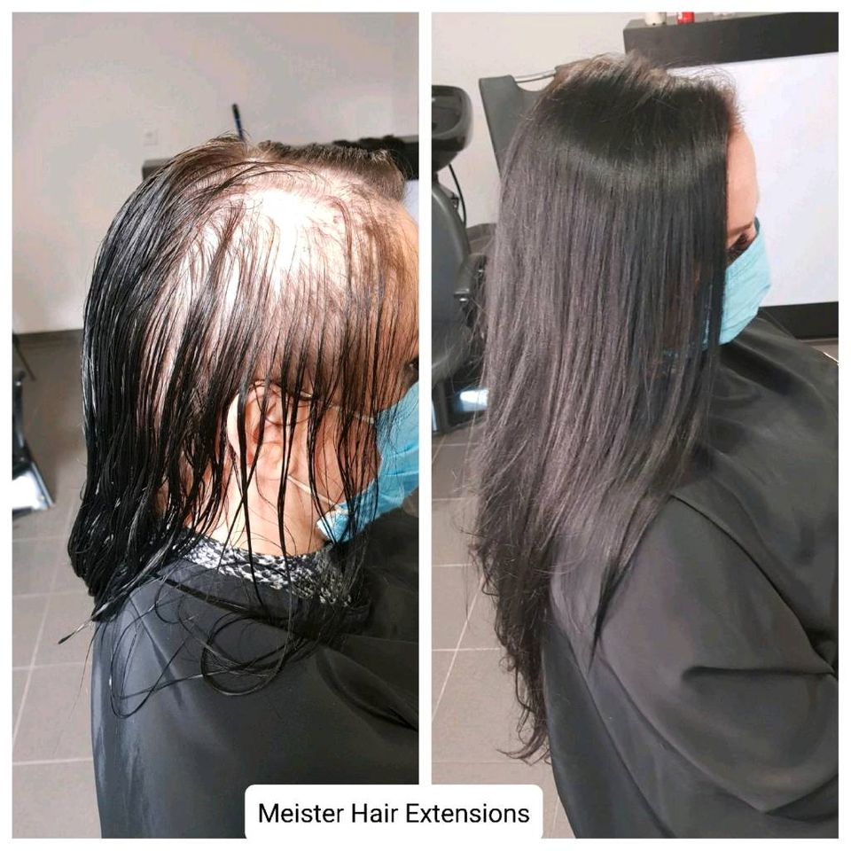 Brasilianische Haarverlängerung Methode/Brazilianknots Extensions in Hockenheim