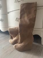 Stiefel 38 beige Teddy Walle - Utbremen Vorschau