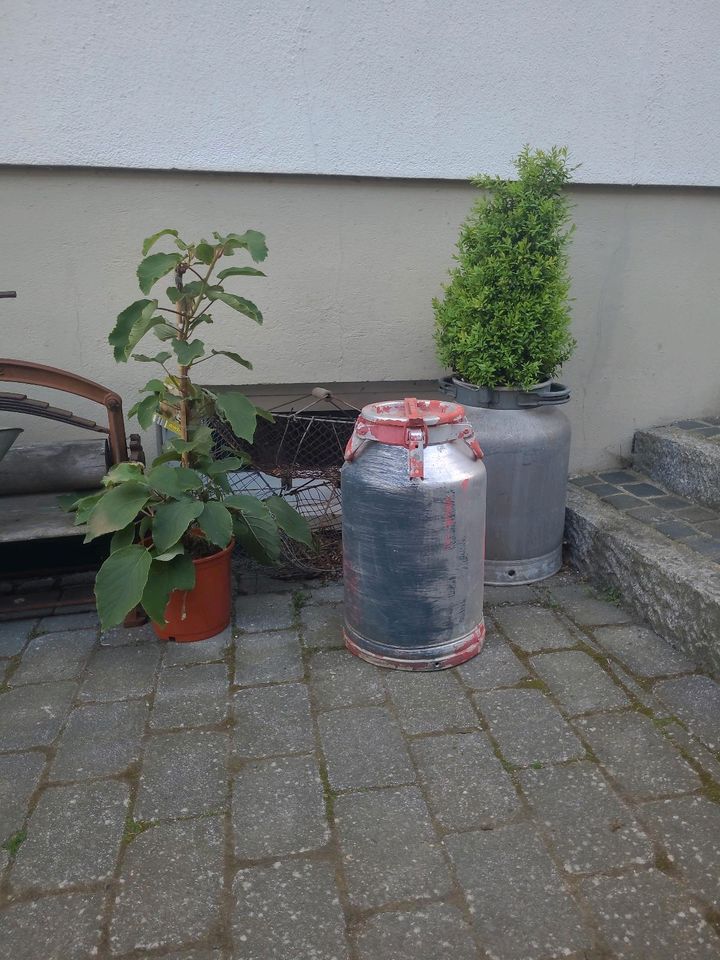 Gefäß kanne Tonne Eimer mit Deckel Futtertonne wasserdicht in Bad Oldesloe