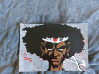 Afro Samurai,  Portrait,  Acrylbild Nordrhein-Westfalen - Versmold Vorschau