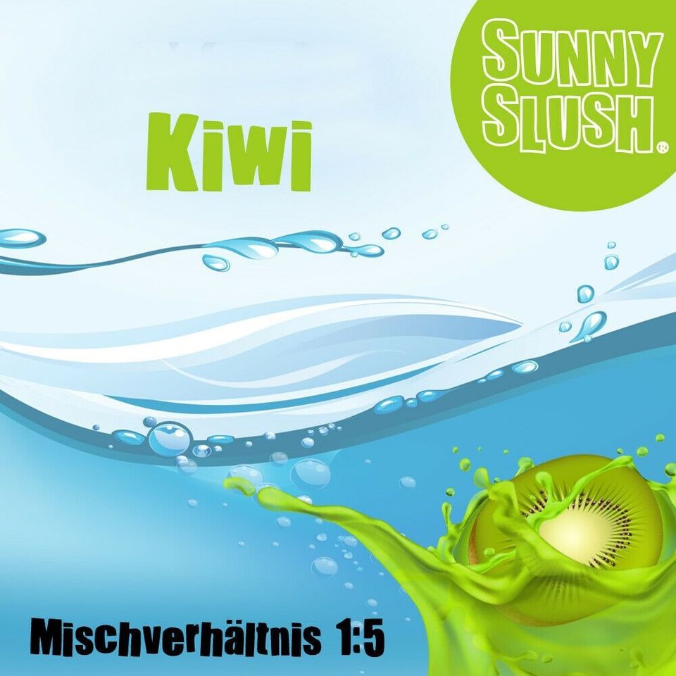 Slush Eis Sirup - Grüne Kiwi | 5 Liter | SunnySlush in Steinfurt