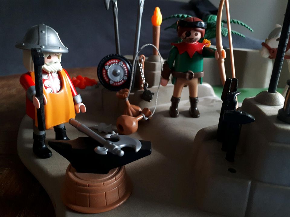 Playmobil 3125 Ritter Schmiede Waffen Set in Brühl