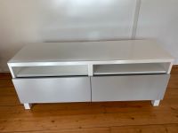 Besta TV Bank mit Glasoberfläche 120x40x50 Aachen - Aachen-Laurensberg Vorschau