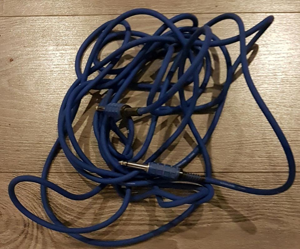 E-Gitarren Kabel Klinke in Blau in Salzgitter