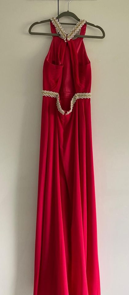 Abendkleid rot 38 Vera Mont neuwertig Kleid Kleider Pailletten in Syke
