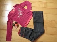 NEU - Catimini Shirt mit Catimini Jeanshose schwarz - Gr. 140 Saarland - Kleinblittersdorf Vorschau