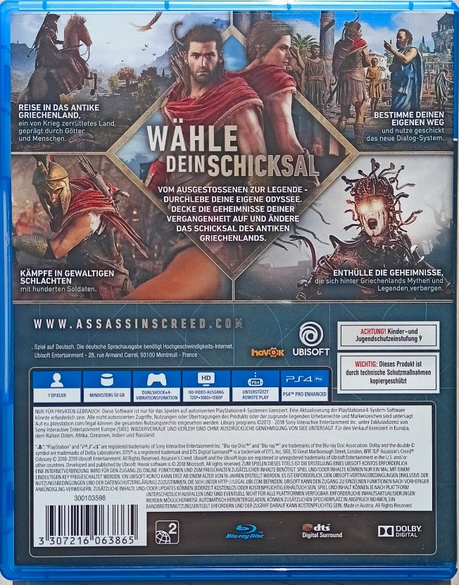 Assassin's Creed Odyssey (PS4), wie neu in Paderborn