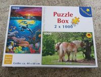 *Neuwertig* Große Puzzlebox Puzzle Pferde und Meerestiere Sachsen - Otterwisch Vorschau