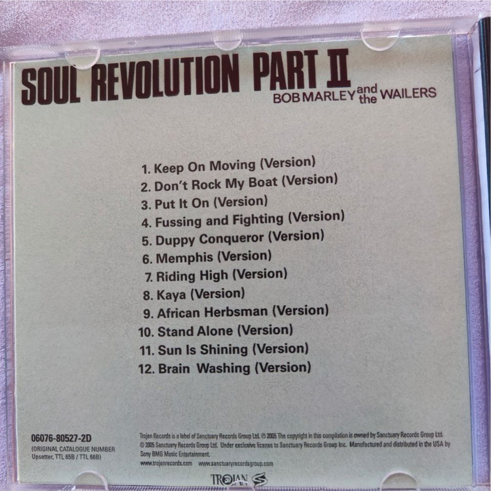 Bob Marley:CD Soul Revolution Part II (Limited Edition)  Selten in Neuss