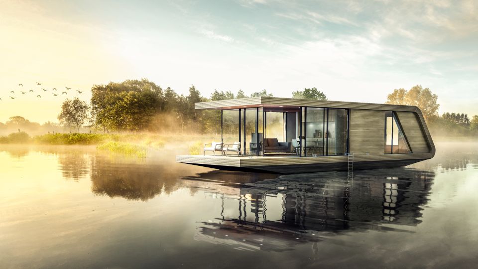 Hausboote mit Liegeplätzen im schönen Werder in Berlin