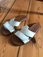 wie neu: Inuovo Pantoletten Sandalen weiss Leder 37 Berlin - Neukölln Vorschau