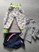 Set Gr.92 Hose Regenbogen Shorts Einhorn Sweatshirt H&M ❤️ Baden-Württemberg - Altdorf Vorschau