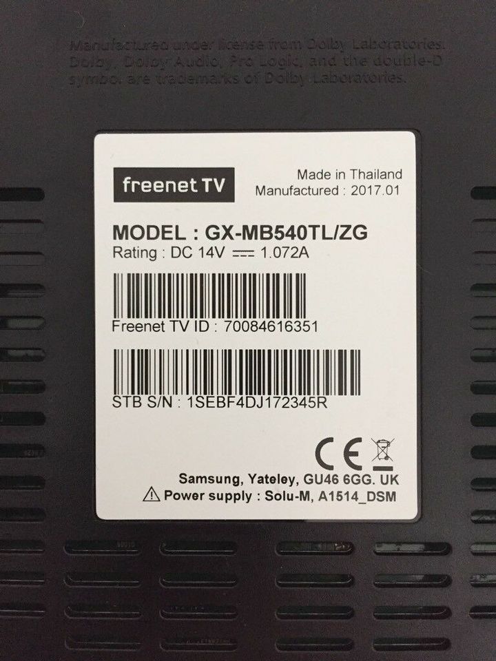 DVB-T2 HD Receiver von Samsung in Jüchen