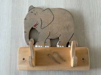 Kindergarderobe Elefant aus massivem Echtholz mit 2 Doppelhaken Baden-Württemberg - Achern Vorschau