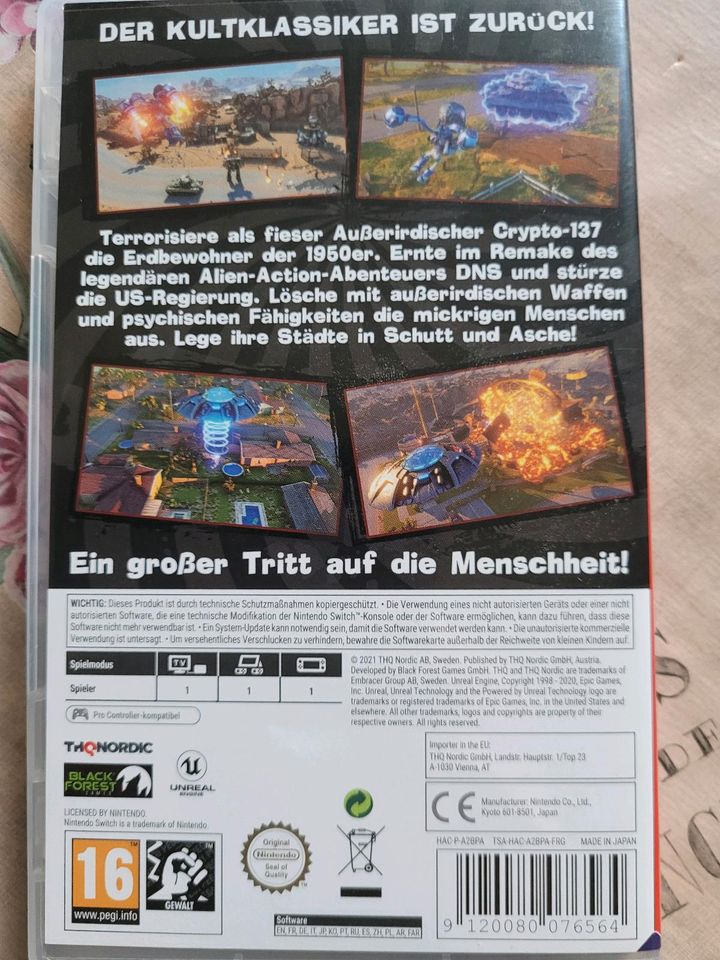 Switsch Spiel  / Destroy All Humans  / Nintendo in Osterholz-Scharmbeck