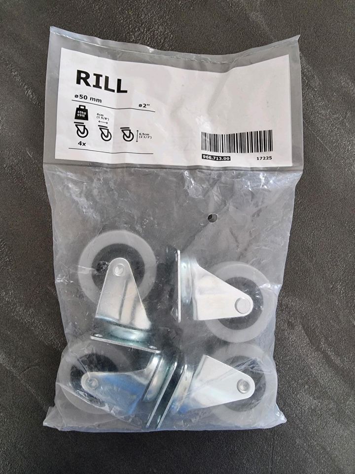 IKEA Rill Rolle/ Rollen Ø 50mm - NEU in Leipzig