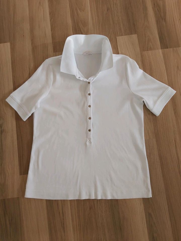 RIANI T-Shirt Poloshirt Shirt Oberteil Weiß Gr. XL in Nürnberg (Mittelfr)