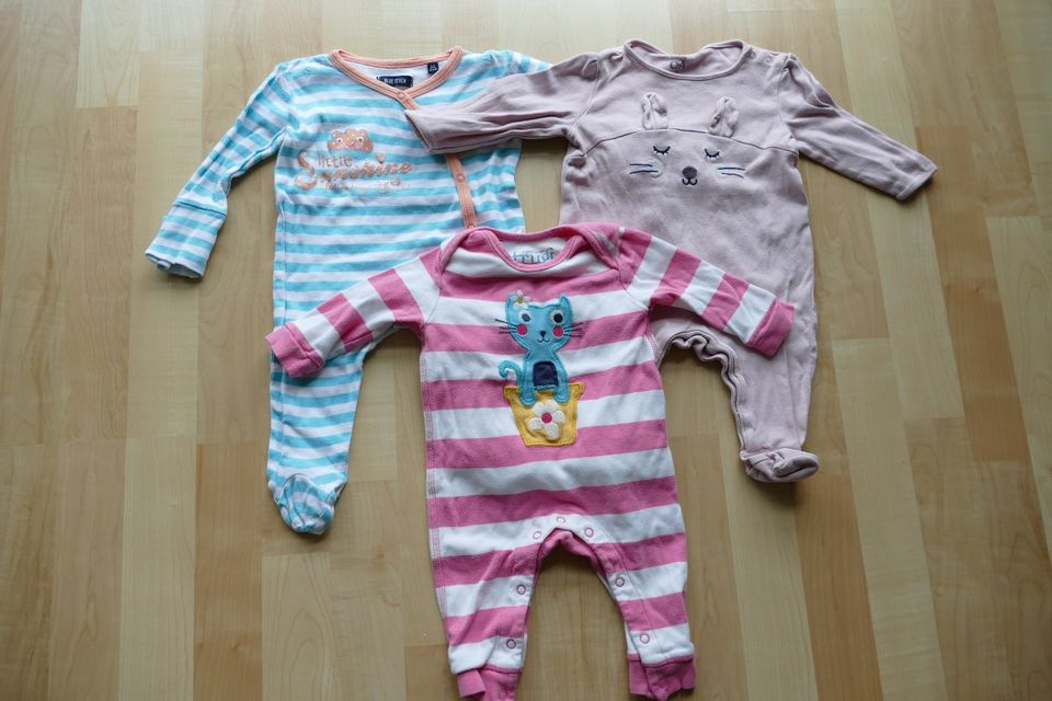 3er Set Baby Schlafanzüge 62 Blue Seven, Frugi & c&a in Wiggensbach