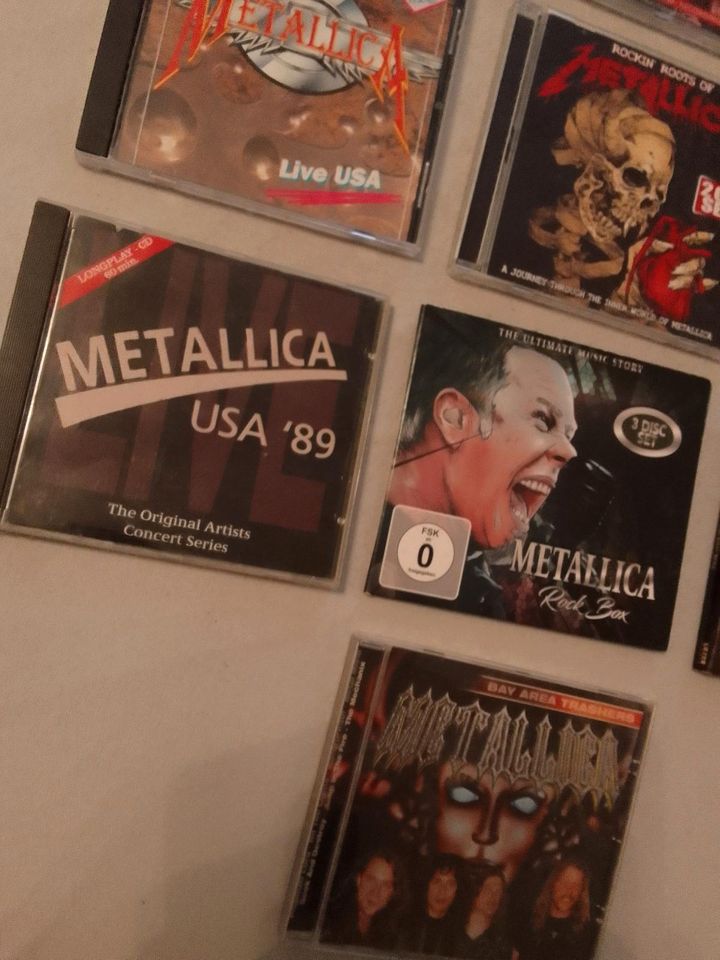 Metallica CDs Megadeth Anthrax Overkill in Grimmen