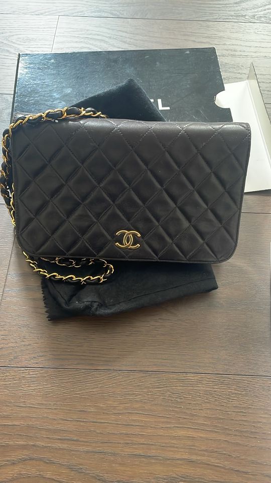 Chanel Vintage Single Flap Lammleder in Nienburg (Weser)