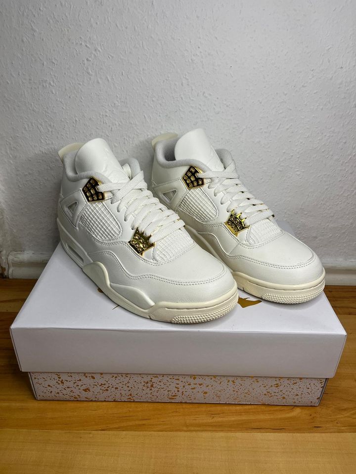 Jordan 4 Metallic Gold | EU 42 / W10 / US 8.5 in Nürnberg (Mittelfr)