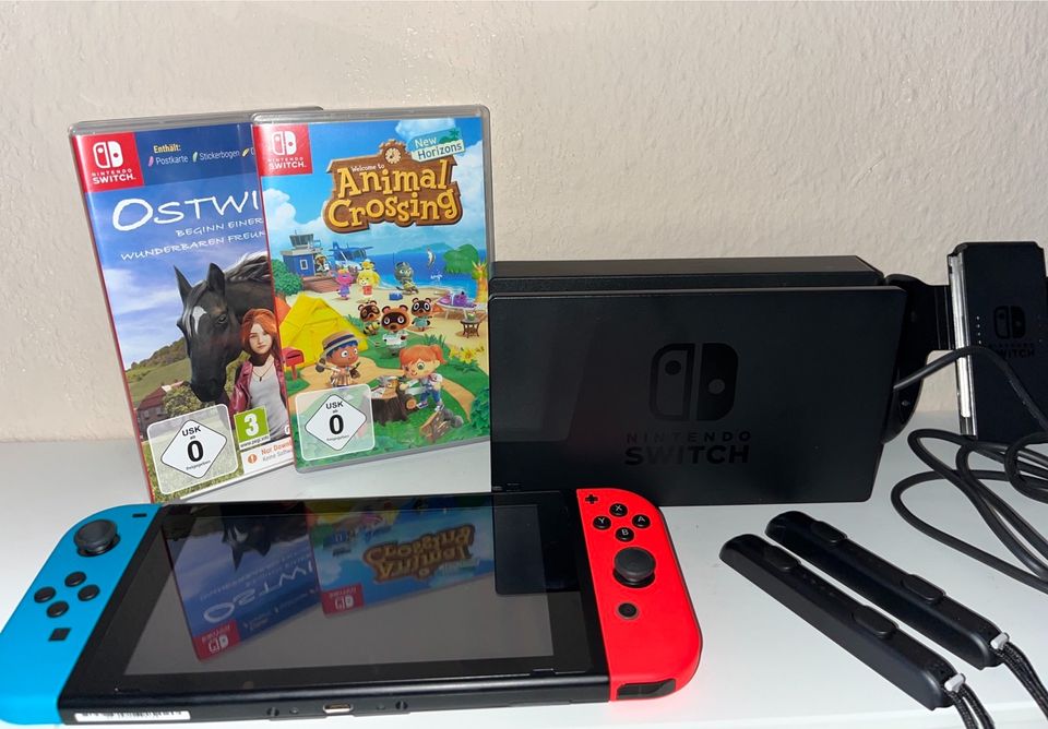 Nintendo Switch Neuwertig in Wettenberg