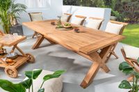 Wetterfester Gartentisch EMPIRE TEAK 220cm Teak Massivholz Outdoor Esstisch Gartenmöbel Riess-Ambiente Kreis Pinneberg - Halstenbek Vorschau