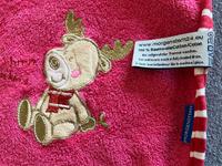 Schönes rosa Lätzchen Elchmotiv reine Baumwolle von Morgenstern Baden-Württemberg - Meersburg Vorschau