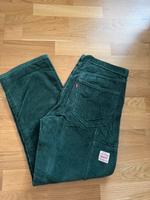Levi’s 568 Loose Straight Carpenter Cord Hose, dunkelgrün grün Innenstadt - Köln Altstadt Vorschau