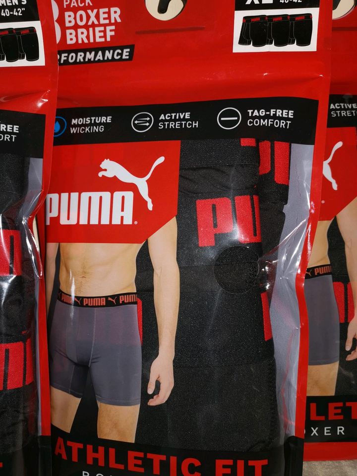PUMA Herren 3x 3er-Pack Boxershorts Unterhosen in Giengen an der Brenz
