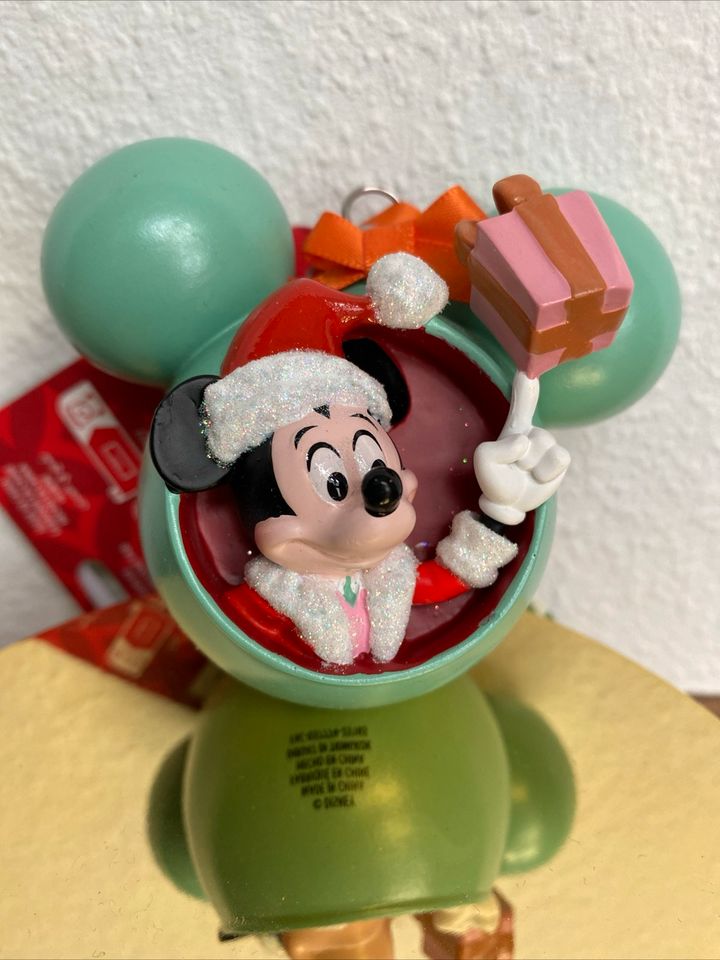 Disney Mickey Mouse Baum Kugel Weihnachten Geschenk Türkis grün in Weikersheim