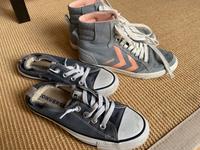 Sneaker Canvas Converse blau und Hummel grau Gr 37 Bayern - Gröbenzell Vorschau