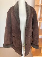 Damen Leder Winter Jacke mit Teddy Futter braun in Gr 44 Baden-Württemberg - Bietigheim-Bissingen Vorschau