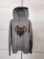 Hoodie | Kapuzen-Pullover | grau | EMP | Marshall UK Flagge Niedersachsen - Celle Vorschau