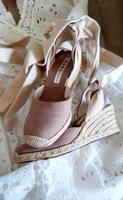 Zara Premium Rose Leinen Sandalen zum Binden 36 Gröpelingen - Gröpelingen Vorschau