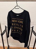 Wie Neu Pullover Schwarz mit Goldenen Aufdruck London Paris … Neustadt - Gartenstadt Süd Vorschau