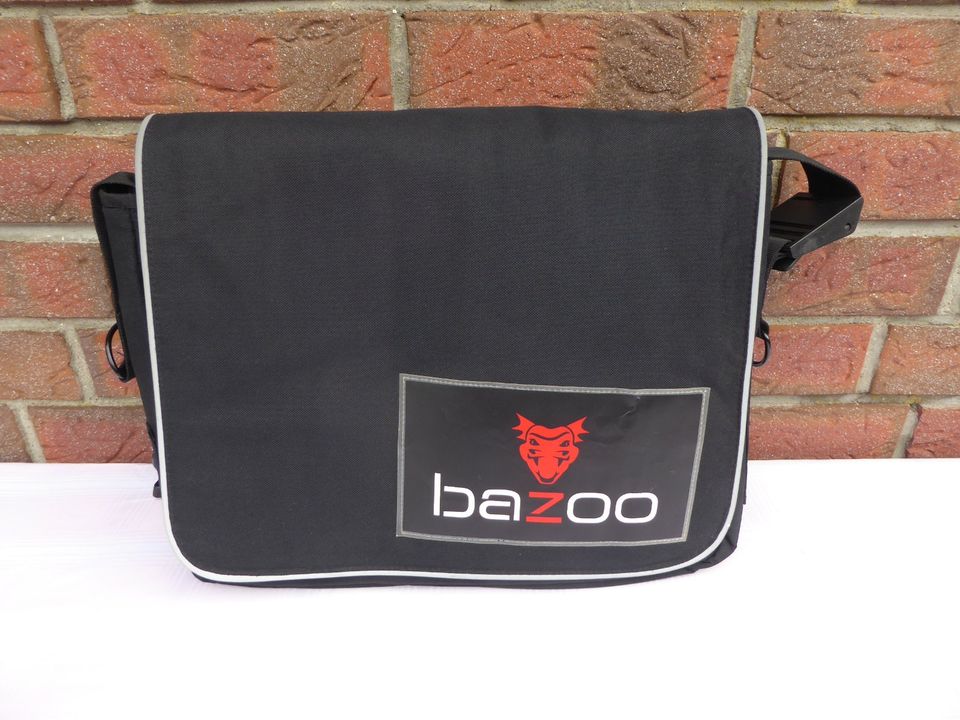 BAZOO Tasche für Notebook / Laptop schwarz gut gepolstert in Flintbek