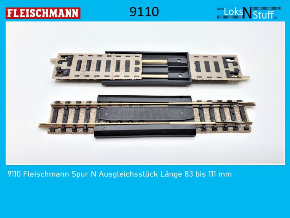 9179  9178 Fleischmann Spur N Weiche Handb. leitendes Herzstück in Eschwege