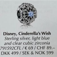 PANDORA Charms…“Disney Cinderella‘s Wish“ …Silber…NEU Hannover - Ricklingen Vorschau