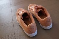 Puma retro weiß Sneaker Apricot lachs Ledersneaker Wildleder Niedersachsen - Bückeburg Vorschau