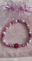 Muttertag Geschenk Armband Rosa Konfirmation Smiley Schmuck Berlin - Spandau Vorschau