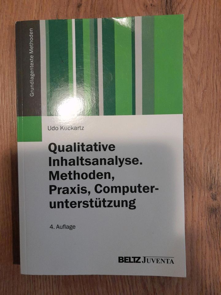 Qualitative Inhaltsanalyse Methoden Praxis Udo Kuckartz in Trittau