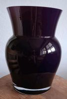 Zwiesel Glas Vase, Kristallglas, Handgemacht, Dunkel Lila/Weiß Bayern - Raubling Vorschau