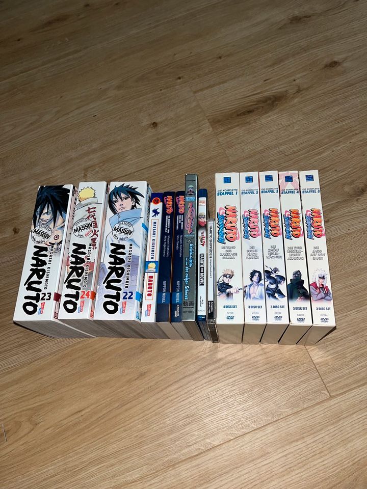 Naruto Shippuden Sammlung DVD‘s, Manga‘s und CD‘s. in Nürnberg (Mittelfr)