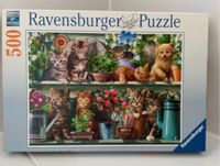 Ravensburger Puzzle Katzen im Regal 500 Teile Rheinland-Pfalz - Limburgerhof Vorschau